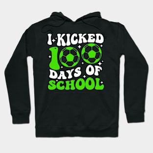 I Tackled 100 Days of School Football 100th Day Teacher Hoodie